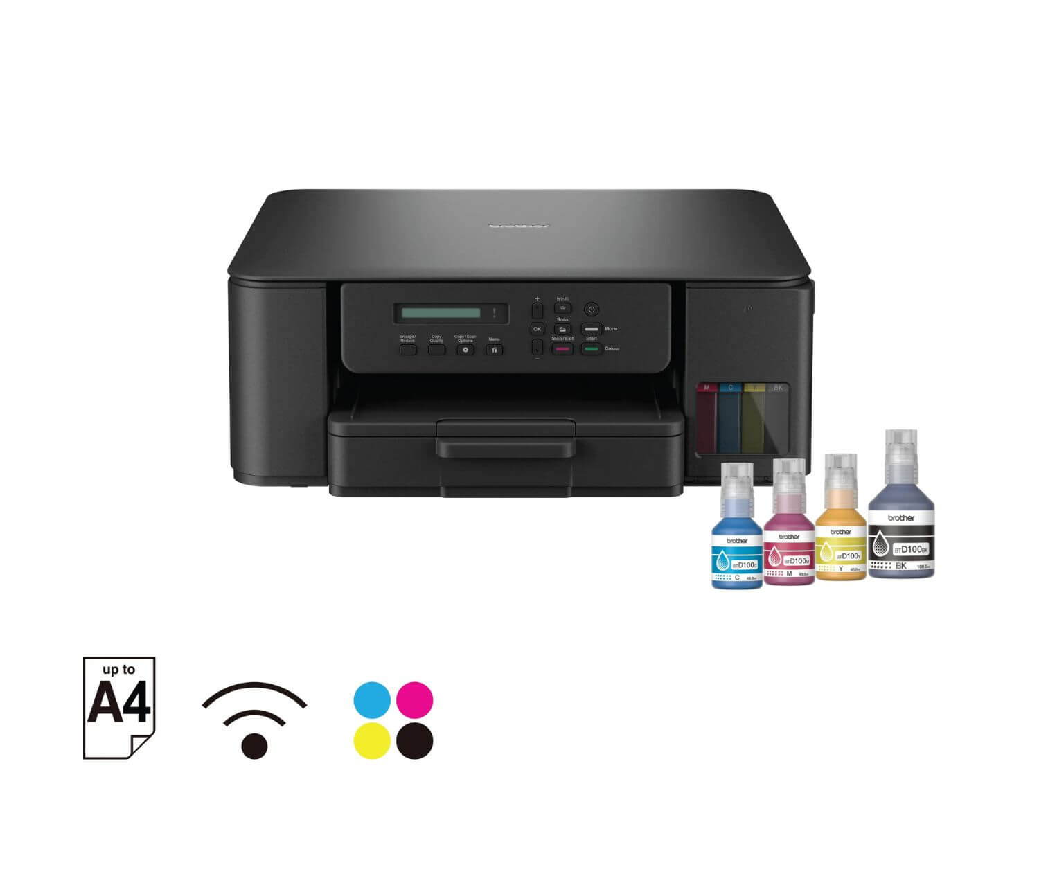 Brother DCP-T530DW Multifunction (Print, Scan, Copy) WiFi Auto Duplex Ink Tank Printer