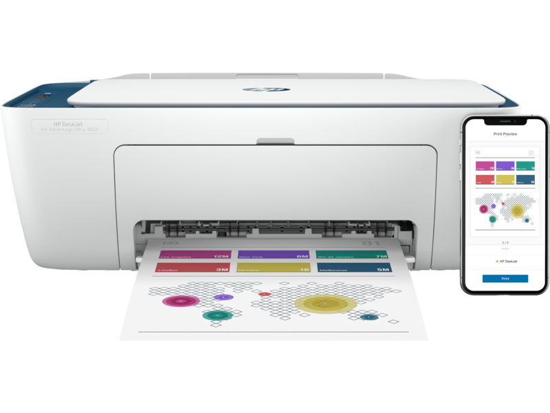 HP DeskJet Ink Advantage Ultra 4828 All-in-One Printer